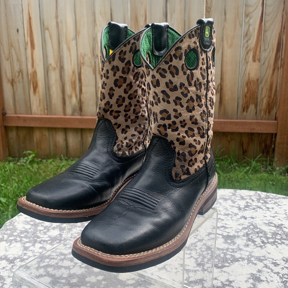 Leopard boots John Deere Youth 4 - Picture 3 of 17